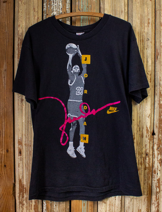 Vintage Jordan Nike Graphic T Shirt 80s Black XL