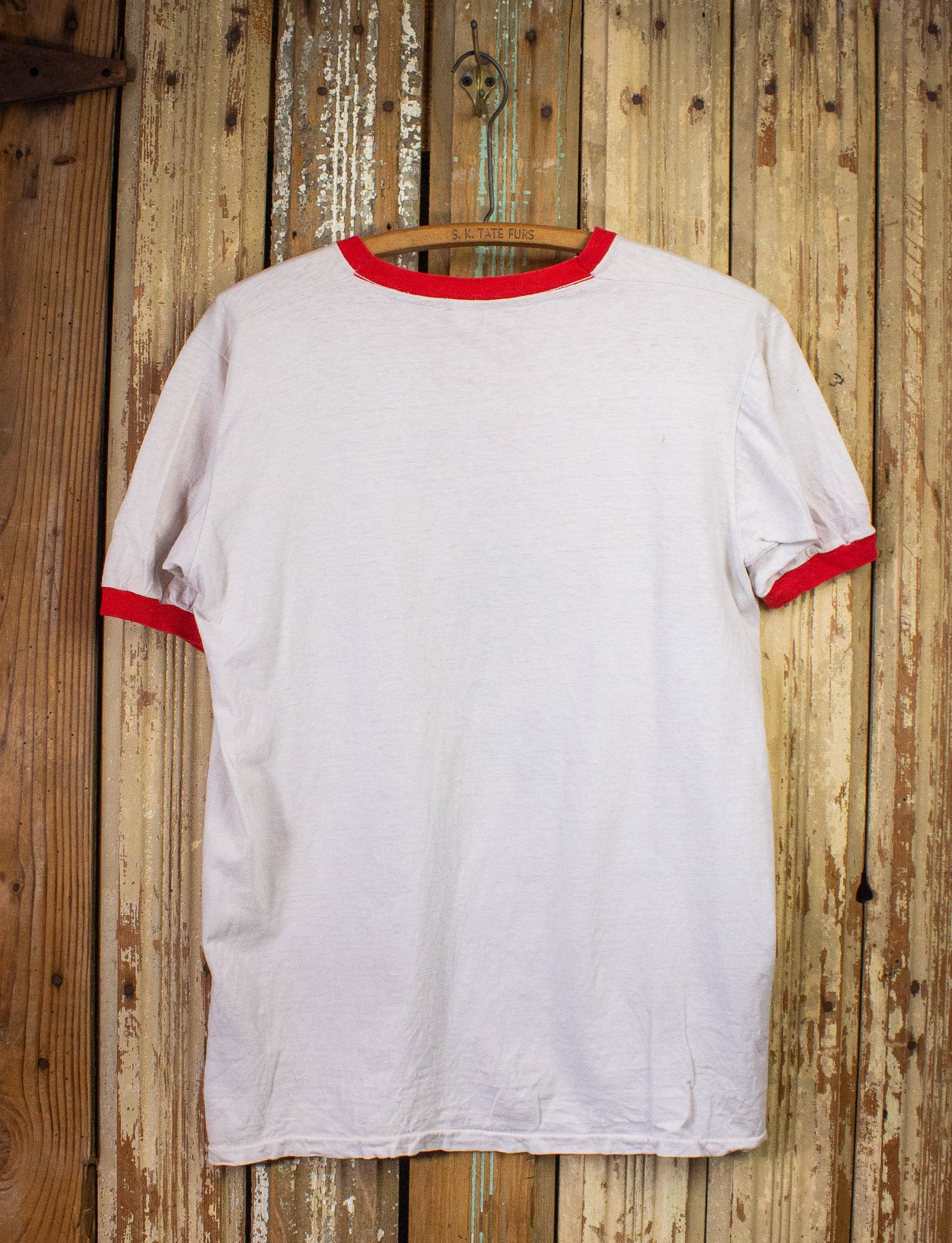 Vintage Jorma Kaukonen Quah Concert Ringer T Shirt 1974 White/Red Large