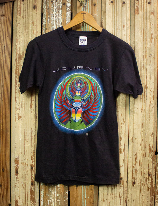 Vintage Journey Captured Tour Concert T-Shirt 1982 Black XS