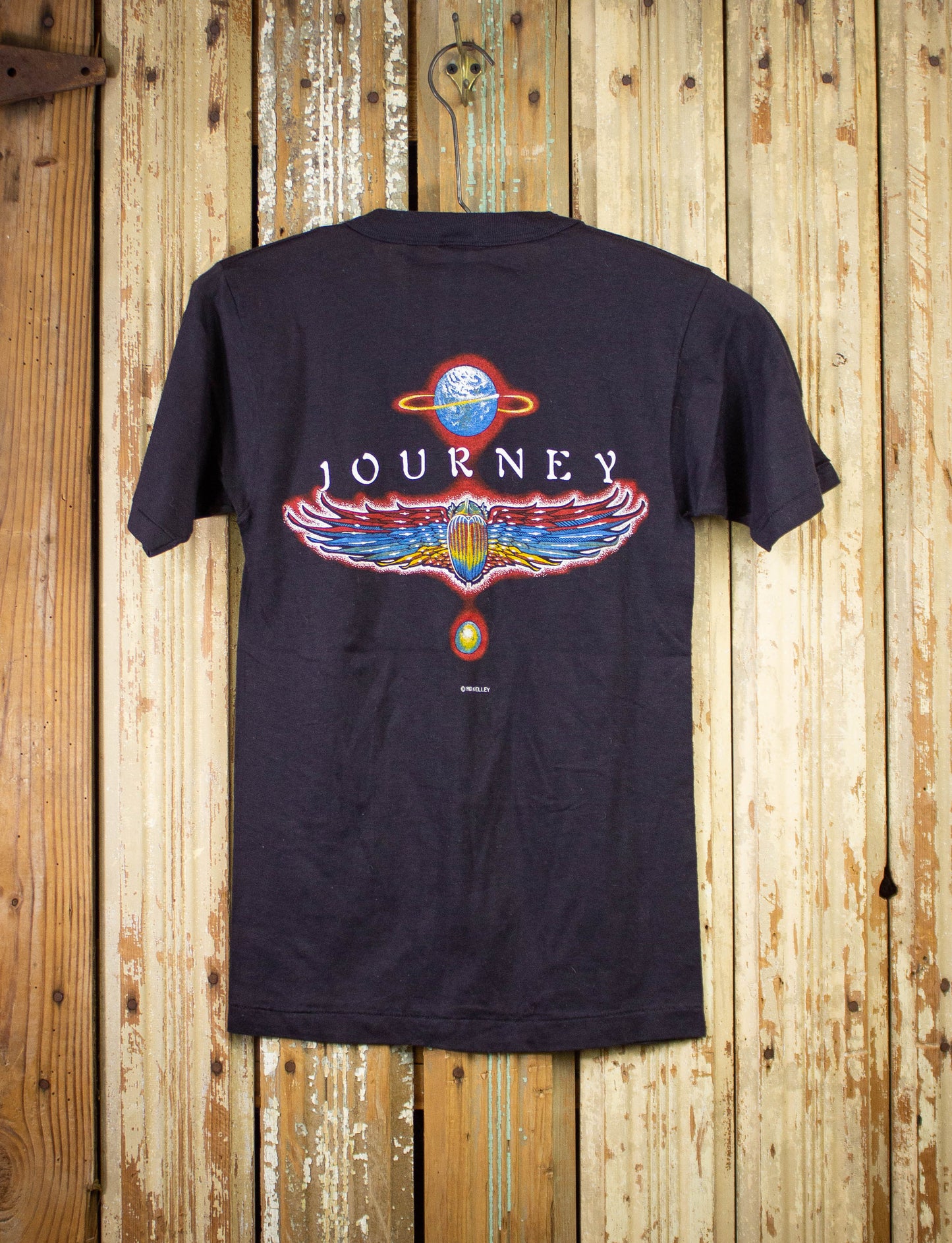 Vintage Journey Captured Tour Concert T-Shirt 1982 Black XS