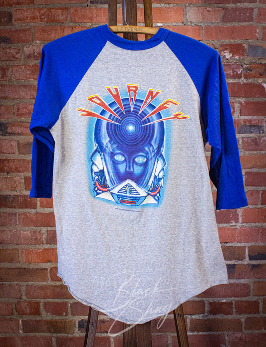 Vintage Journey Frontiers Raglan Concert T Shirt 1983 Medium
