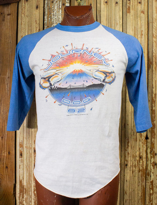Vintage Journey Oakland Stadium Raglan Concert T Shirt 1982 Large
