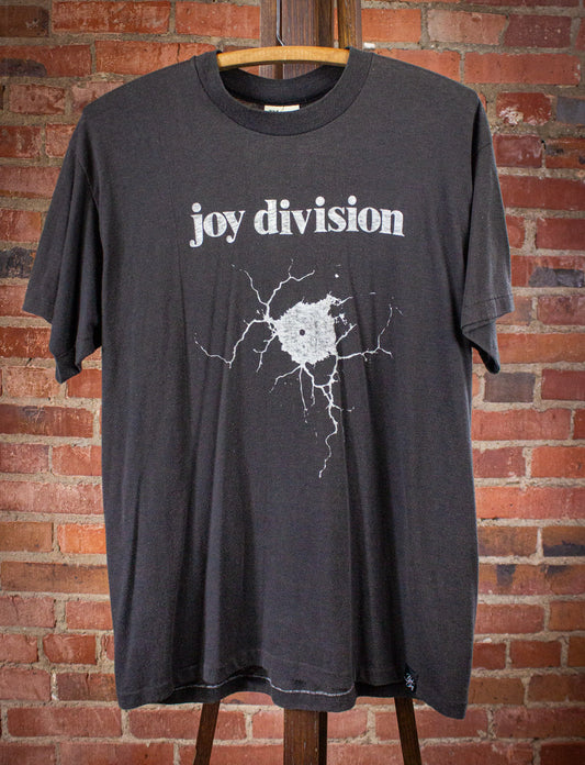 Vintage Joy Division Concert T Shirt 80s Black Medium
