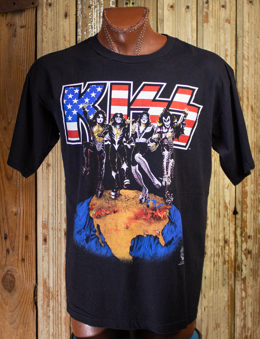 Vintage KISS Alive Destroyer Milwakee Concert T-Shirt 1996 XL
