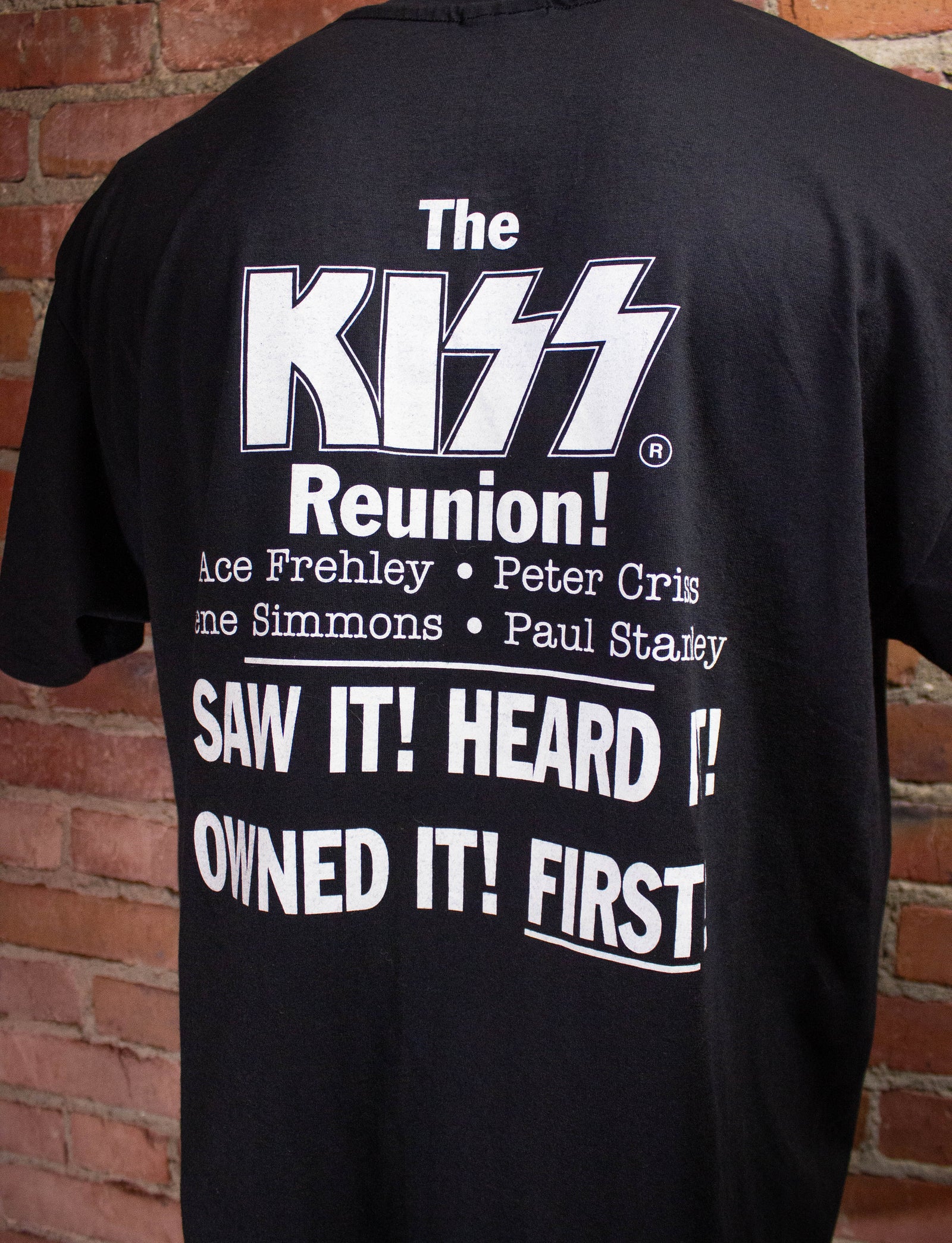 Vintage KISS Unplugged Concert T-Shirt 1996 XL