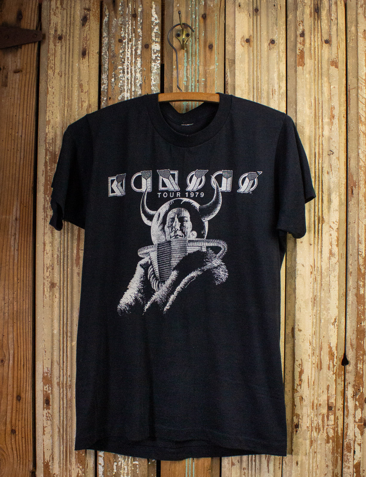 Vintage Kansas Monolith Concert T Shirt 1979 Black Small