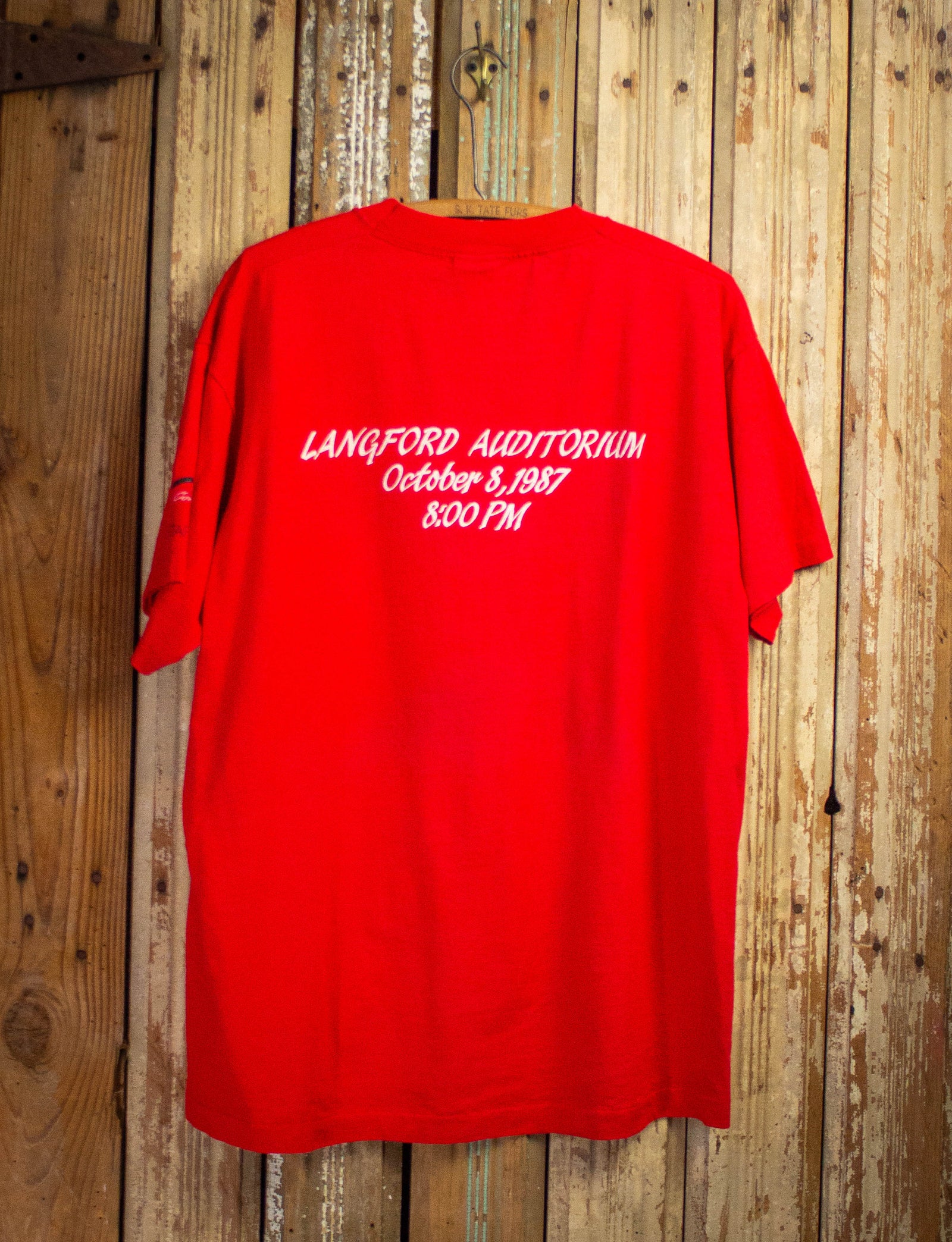 Vintage Keith Jarrett Staff Concert T Shirt 1987 Red XL