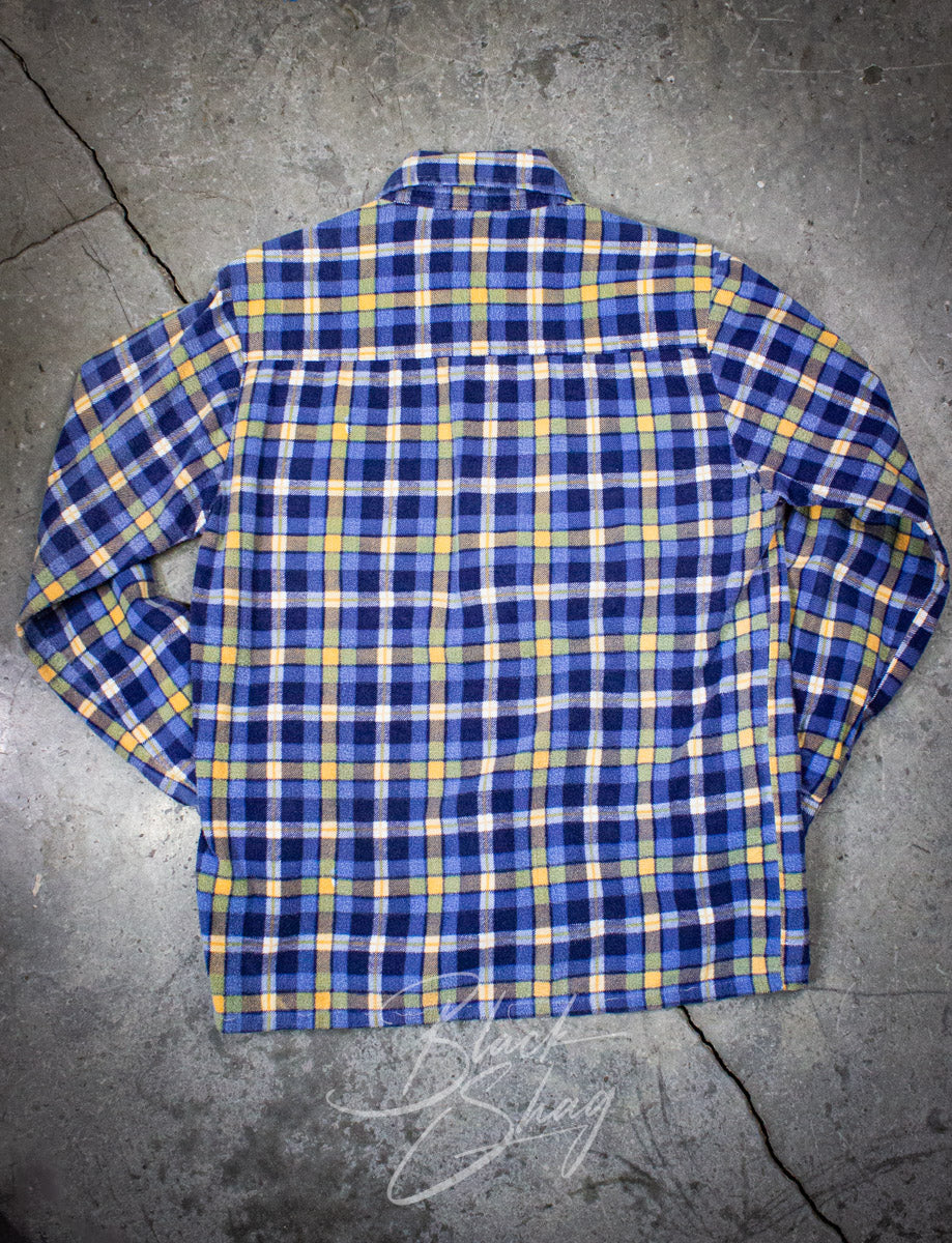 blue and yellow plaid dress shirt Xirena Nicholson Shirt In Turquoise Yellow Plaid