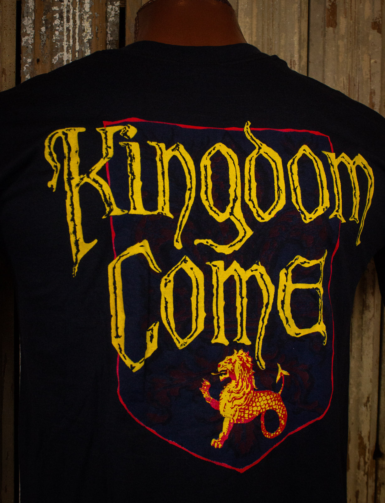 Vintage Kingdom Come Concert T Shirt 1980s Black Medium