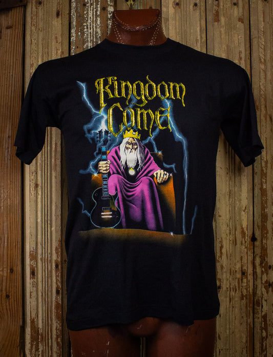 Vintage Kingdom Come Concert T Shirt 1980s Black Medium
