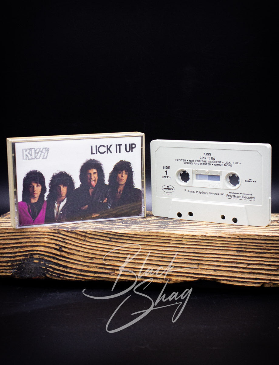 Vintage Kiss Lick It Up Cassette 1983