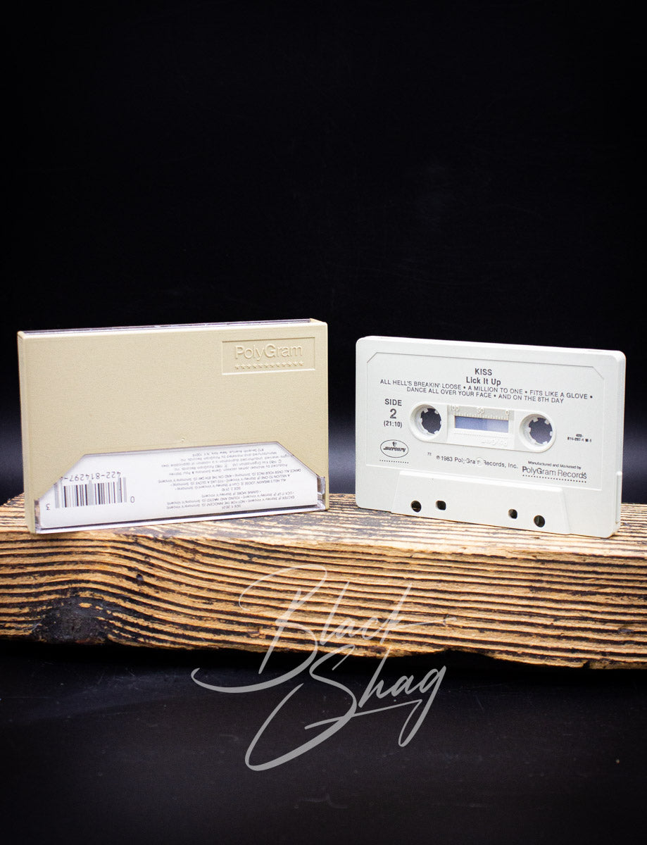 Vintage Kiss Lick It Up Cassette 1983