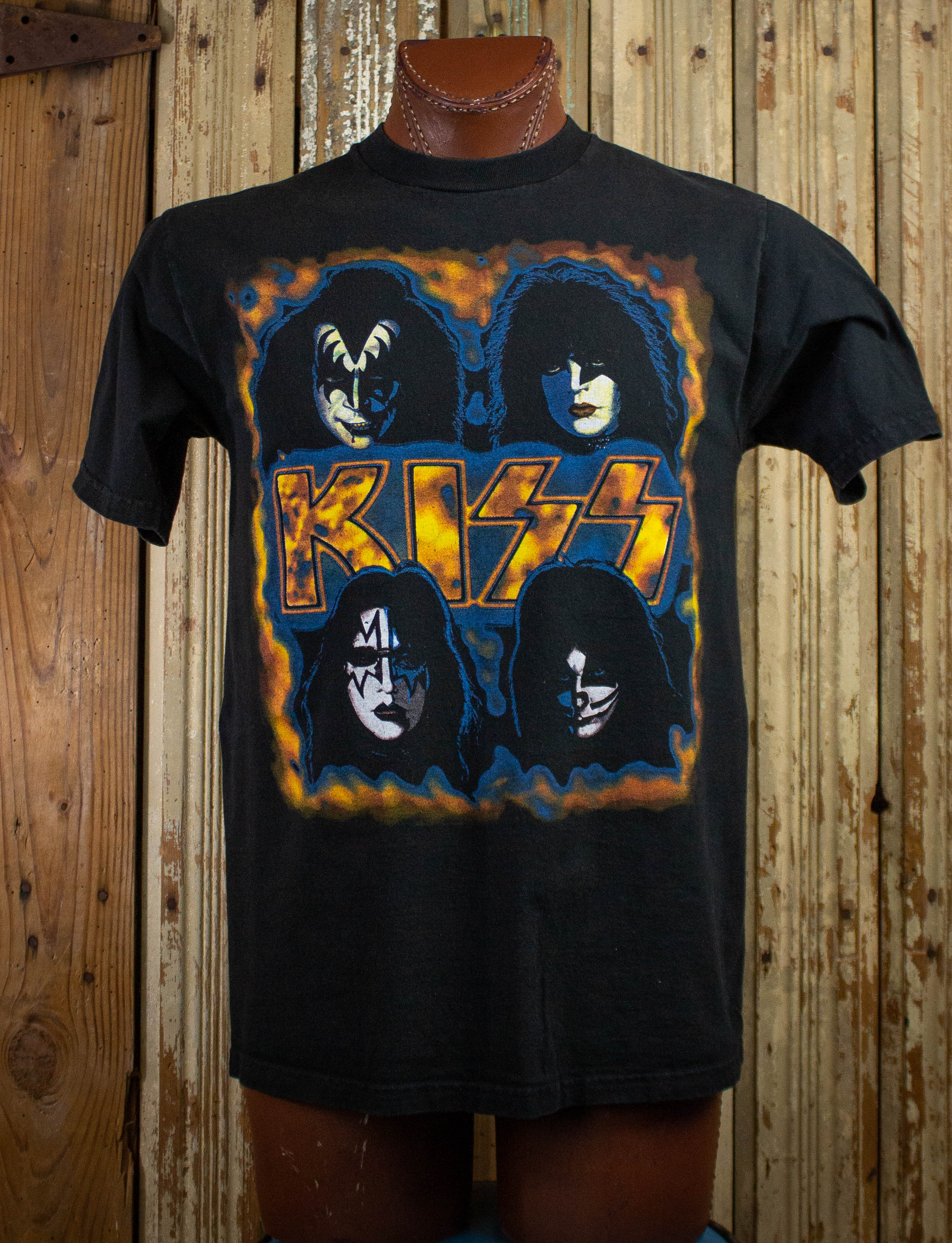 Vintage Kiss Tour Bootleg Concert T Shirt 1996 Black Large – Black