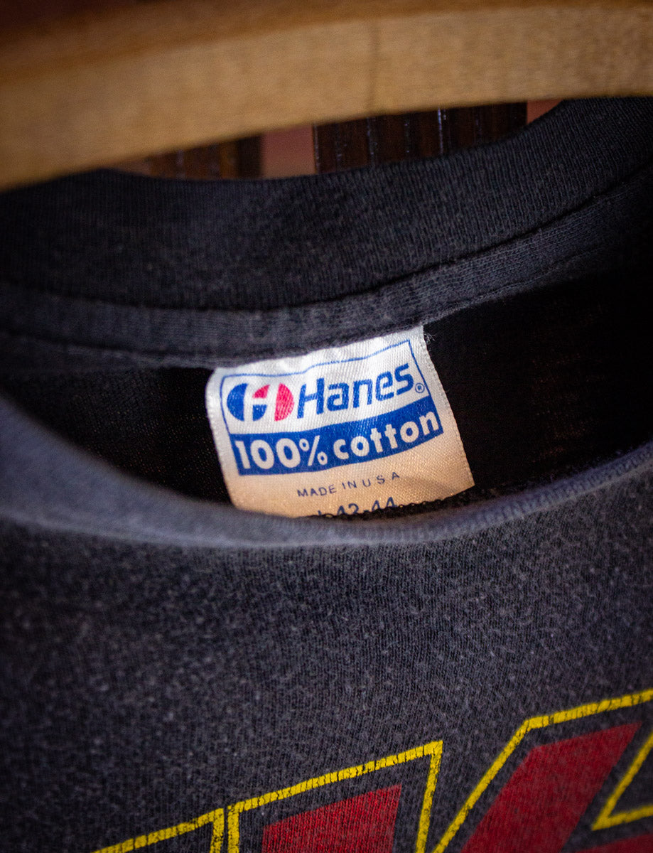 Vintage Kiss World Tour Concert T Shirt 1983-84 Black Medium