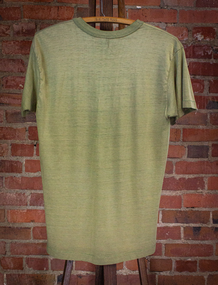 Vintage Klinger For Chief of Staff MASH Graphic T Shirt 1981 Green Medium