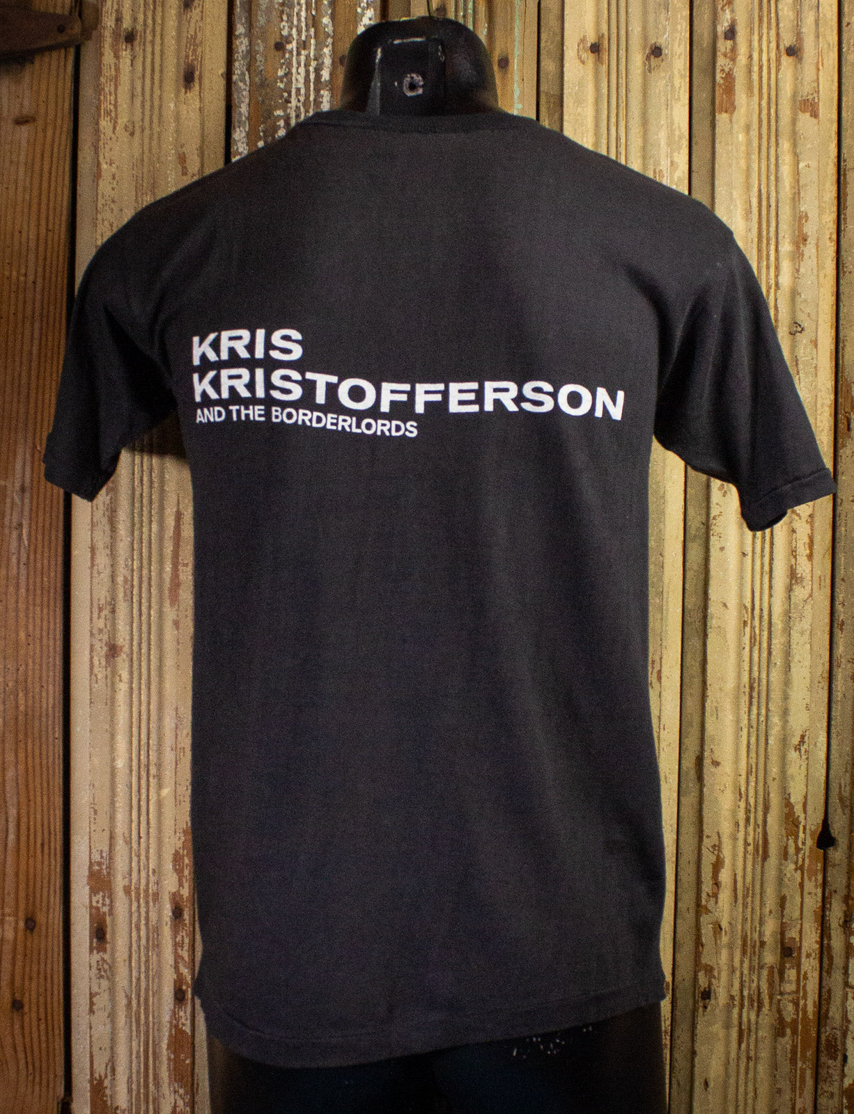 Vintage Kris Kristofferson Repossessed Concert T Shirt 1986 Black Small