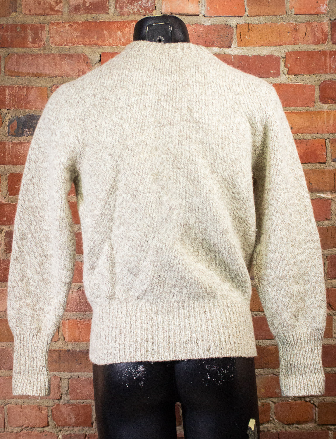 Vintage LL Bean Beige Sweater 80s