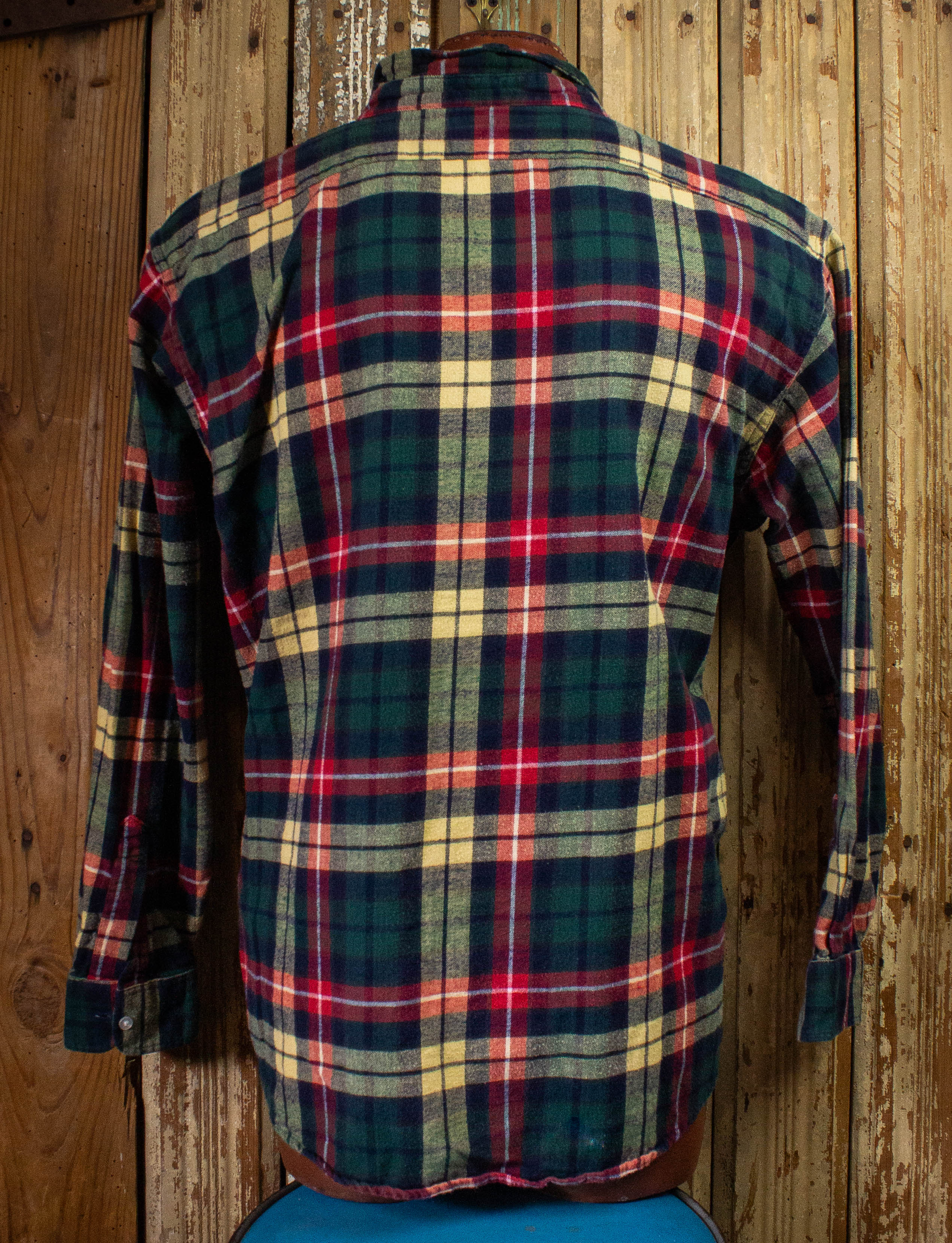 Polo flannel 2024 red green vintage