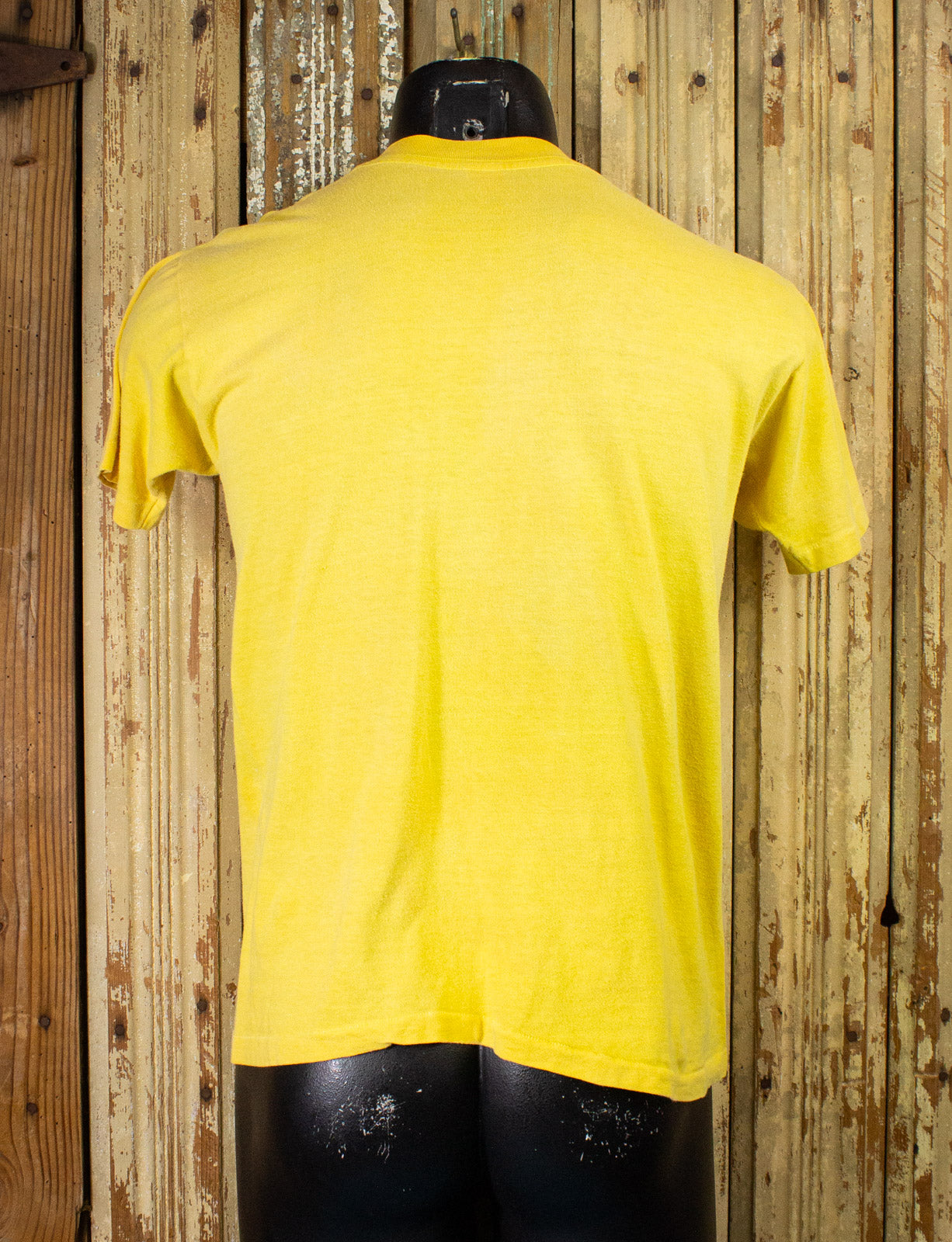 Vintage La Plata Nine Penthouse Graphic T Shirt 70s Yellow Small