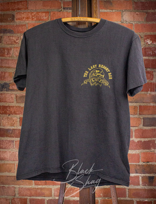 Vintage Last Resort Bar Bike Week Graphic T Shirt 1991 Medium