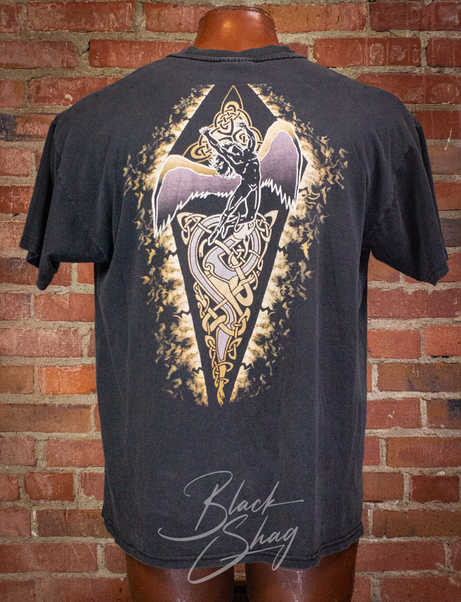 Vintage Led Zeppelin 4 Faces Concert T Shirt 90s XL