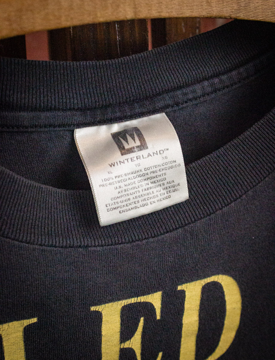 Vintage Led Zeppelin 4 Faces Concert T Shirt 90s XL