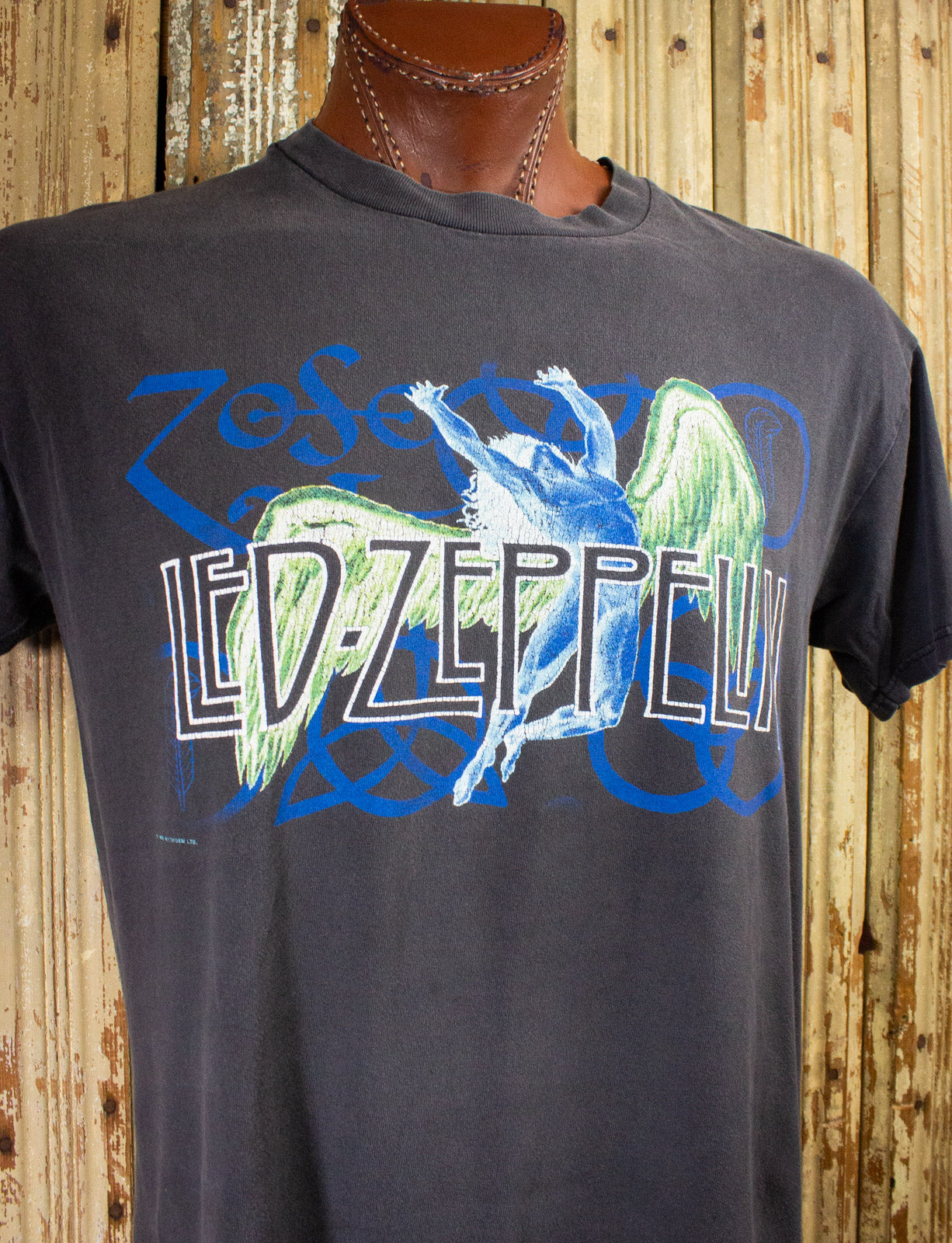 Vintage Led Zeppelin Concert T Shirt 1995 Black Large