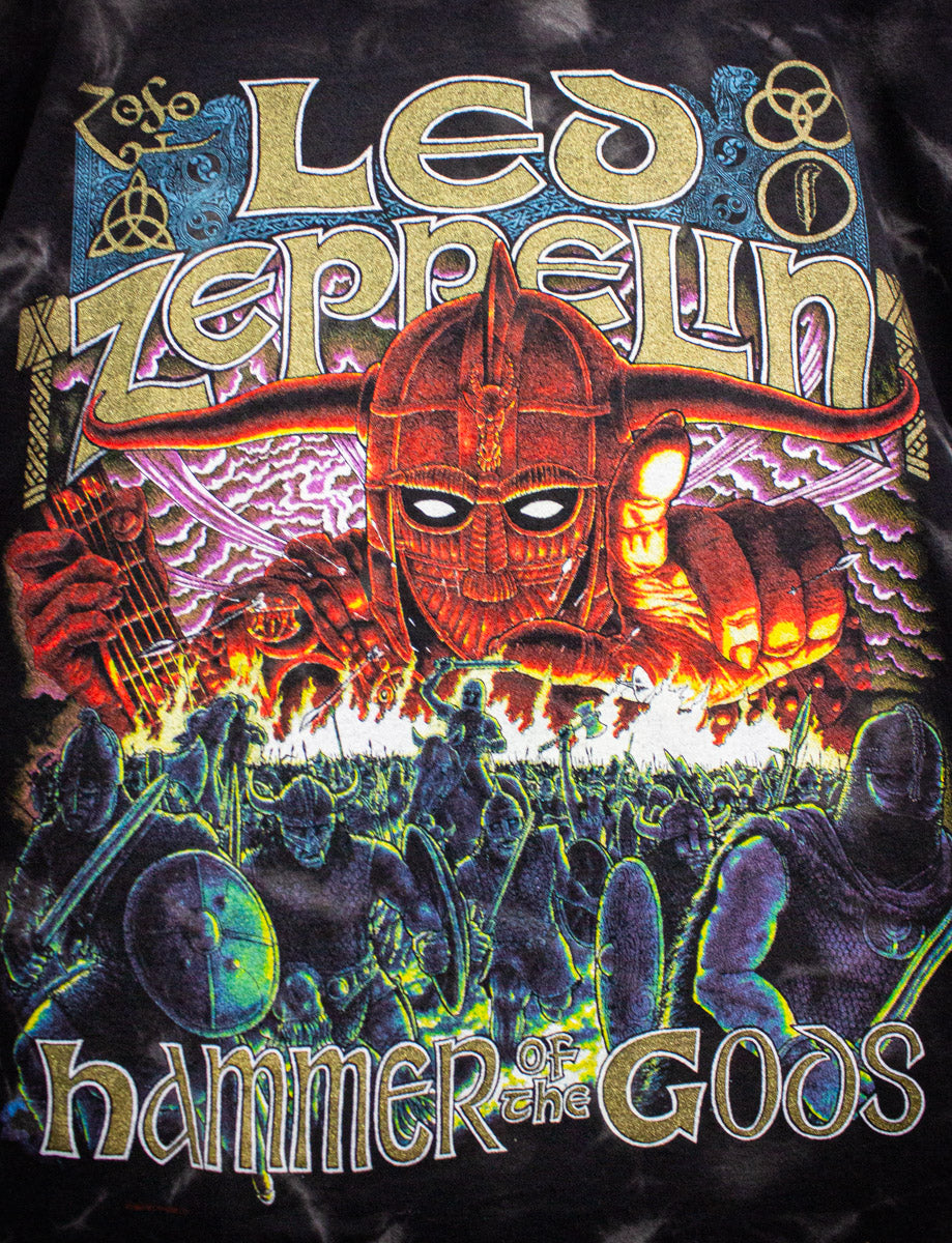 Vintage Led Zeppelin Hammer of the Gods Concert T Shirt 1999 2XL