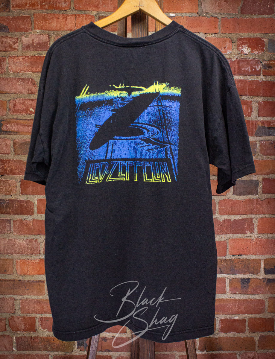 Vintage Led Zeppelin Swan Song Concert T Shirt 90s XL