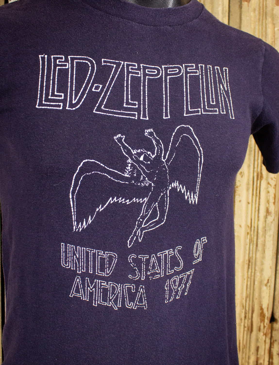 Vintage Led Zeppelin US Tour Concert T Shirt 1977 Small