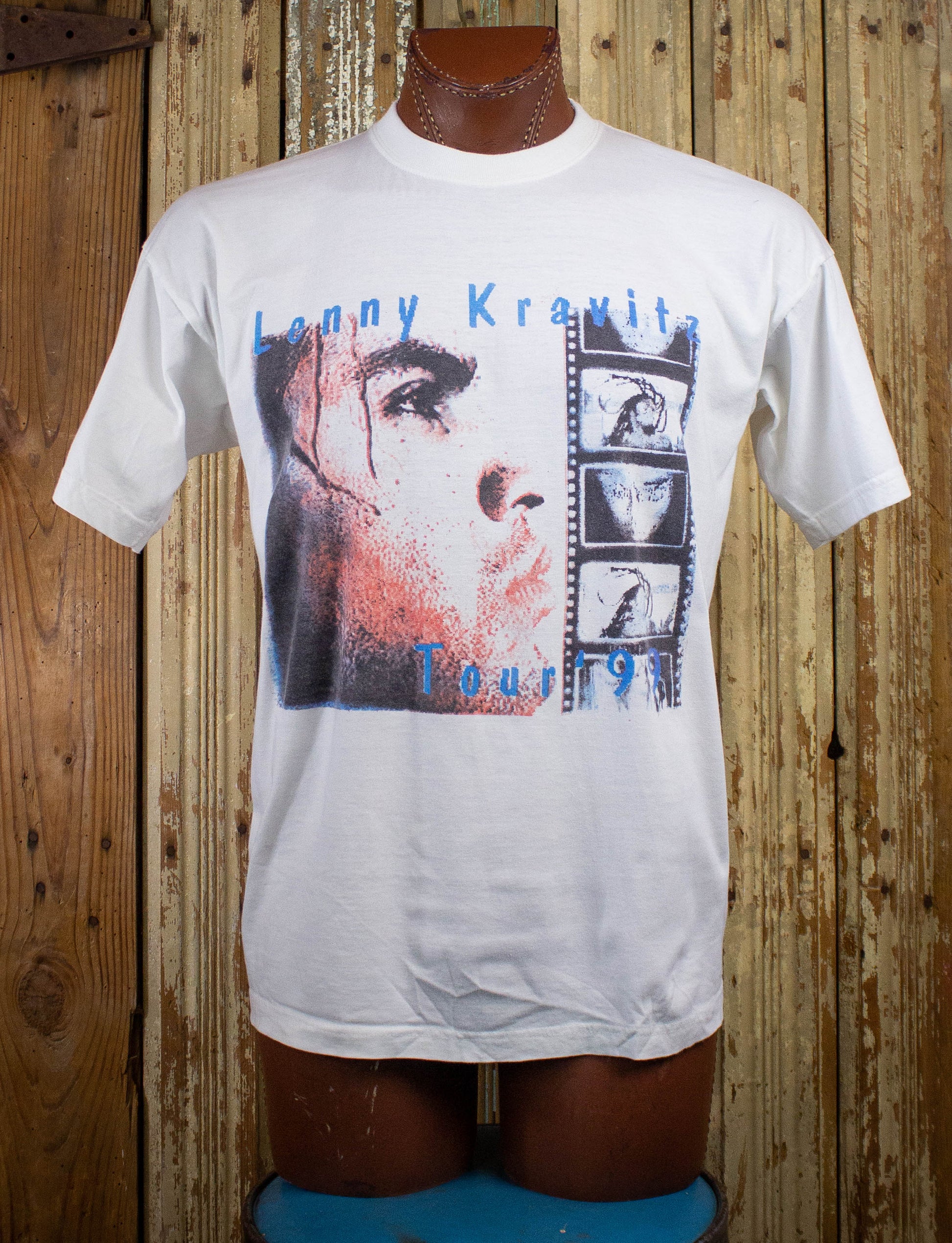 Vintage Lenny Kravitz Concert T Shirt 1999 White Large