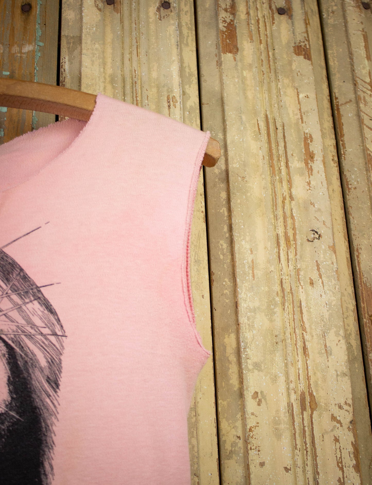 Vintage Leon Russell Cutoff Concert T Shirt 1972 Pink XS