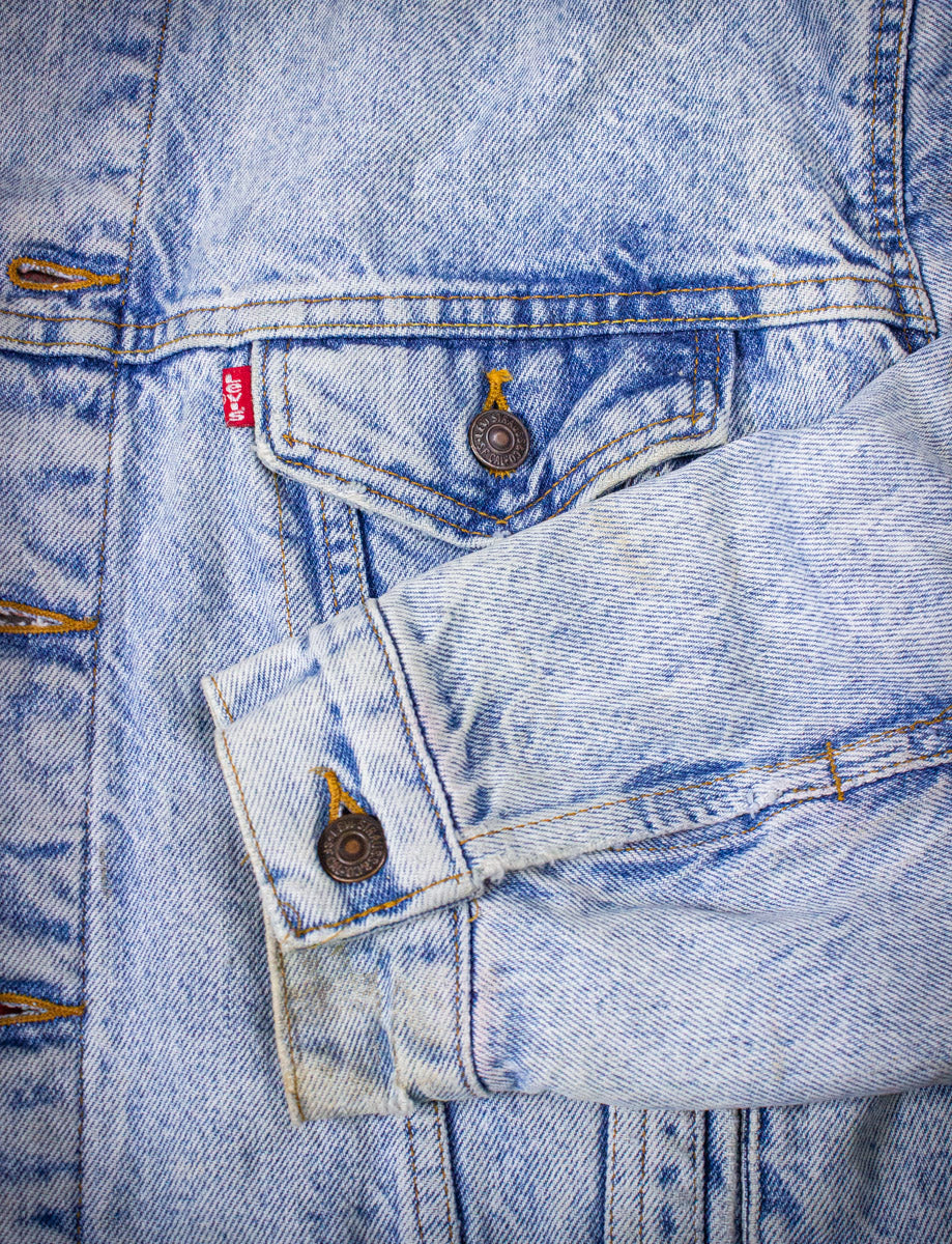 Vintage Levi's Buffalo Plaid Denim Jacket XL