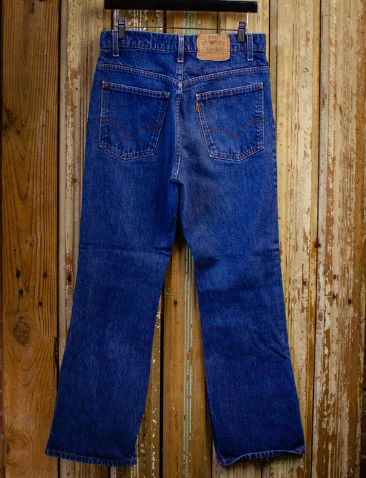 Vintage Levi's Orange Tab 517 Denim Jeans 70s Dark Wash 30x29