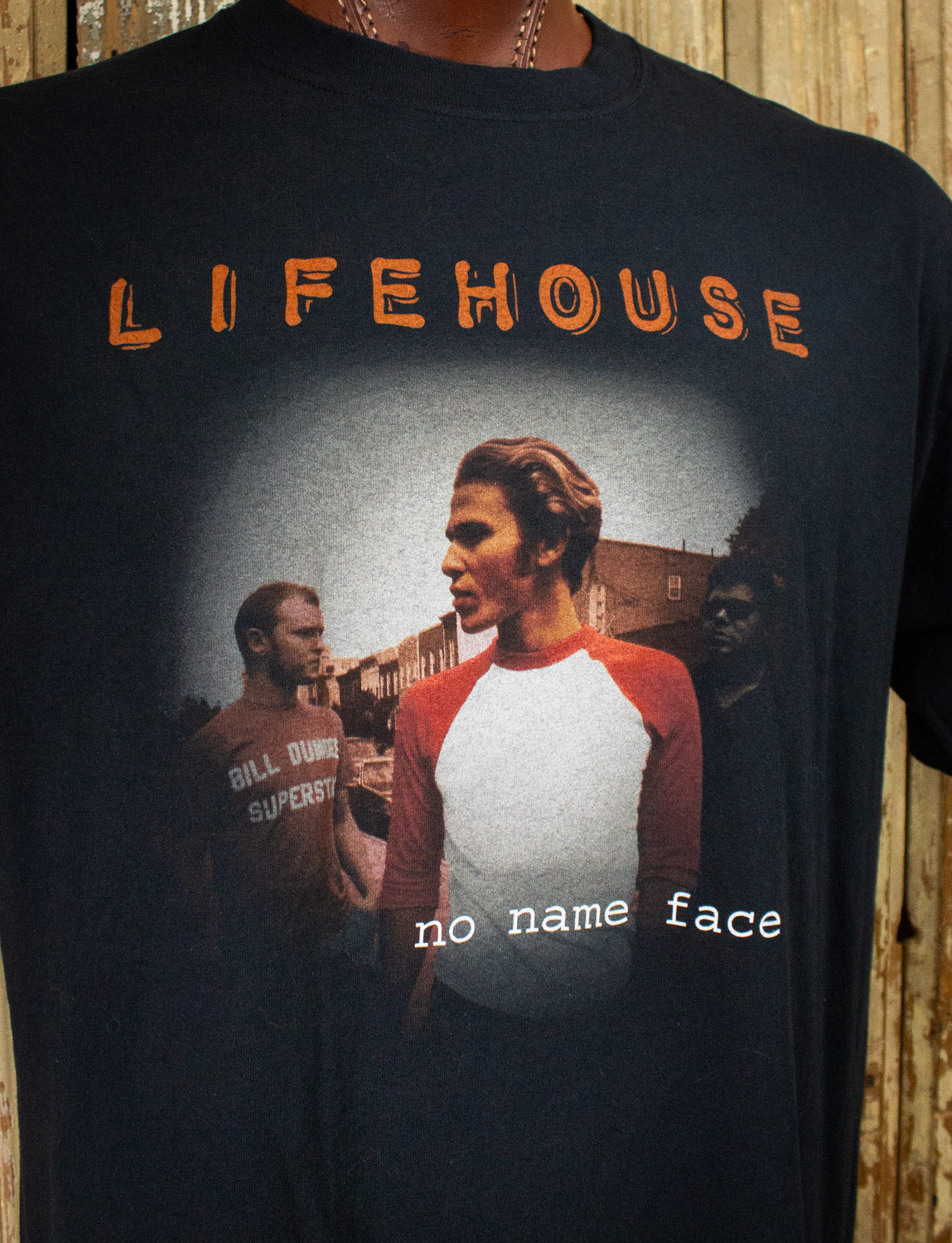 Vintage Lifehouse No Name Face Concert T Shirt 2000 Black XL