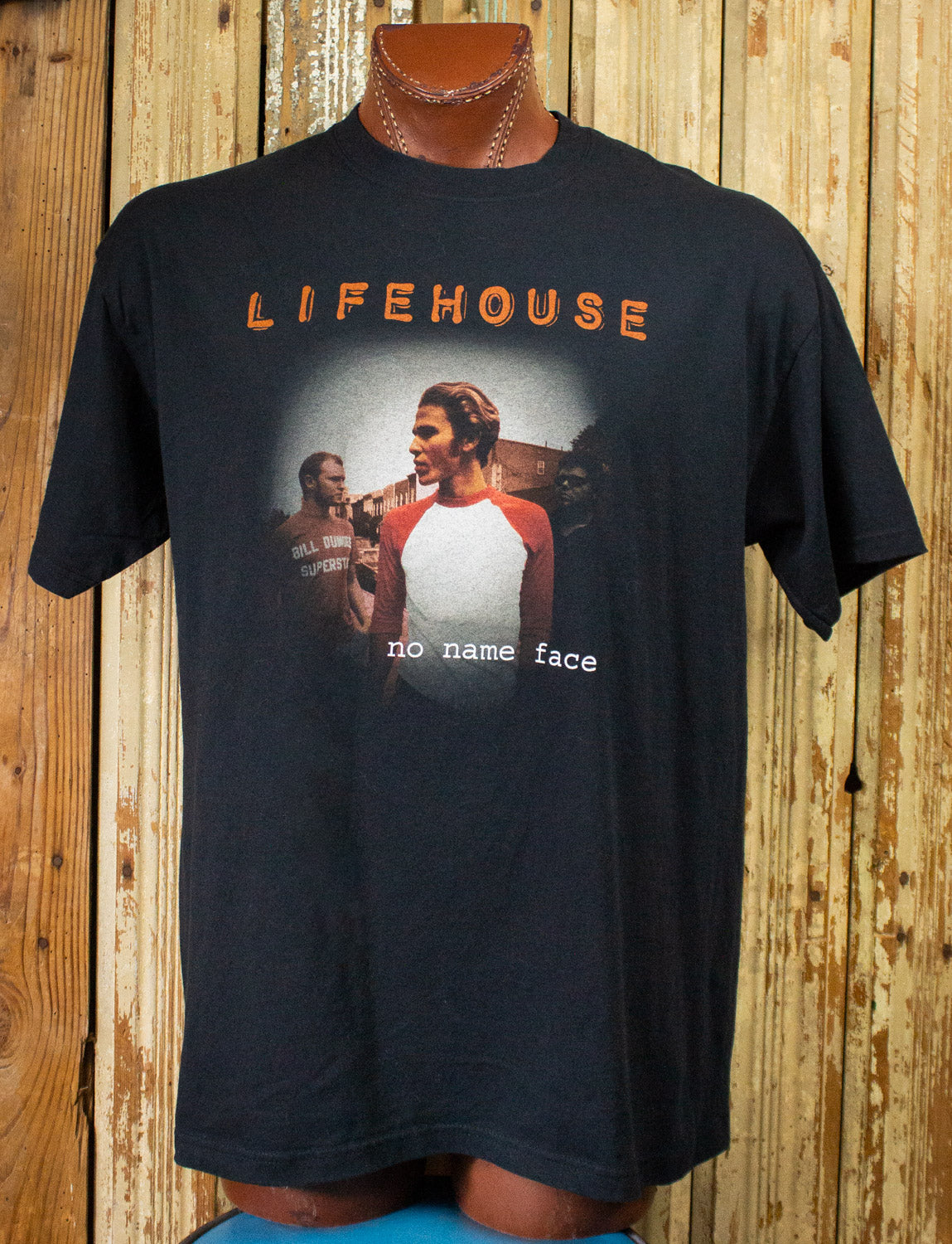 Vintage Lifehouse No Name Face Concert T Shirt 2000 Black XL