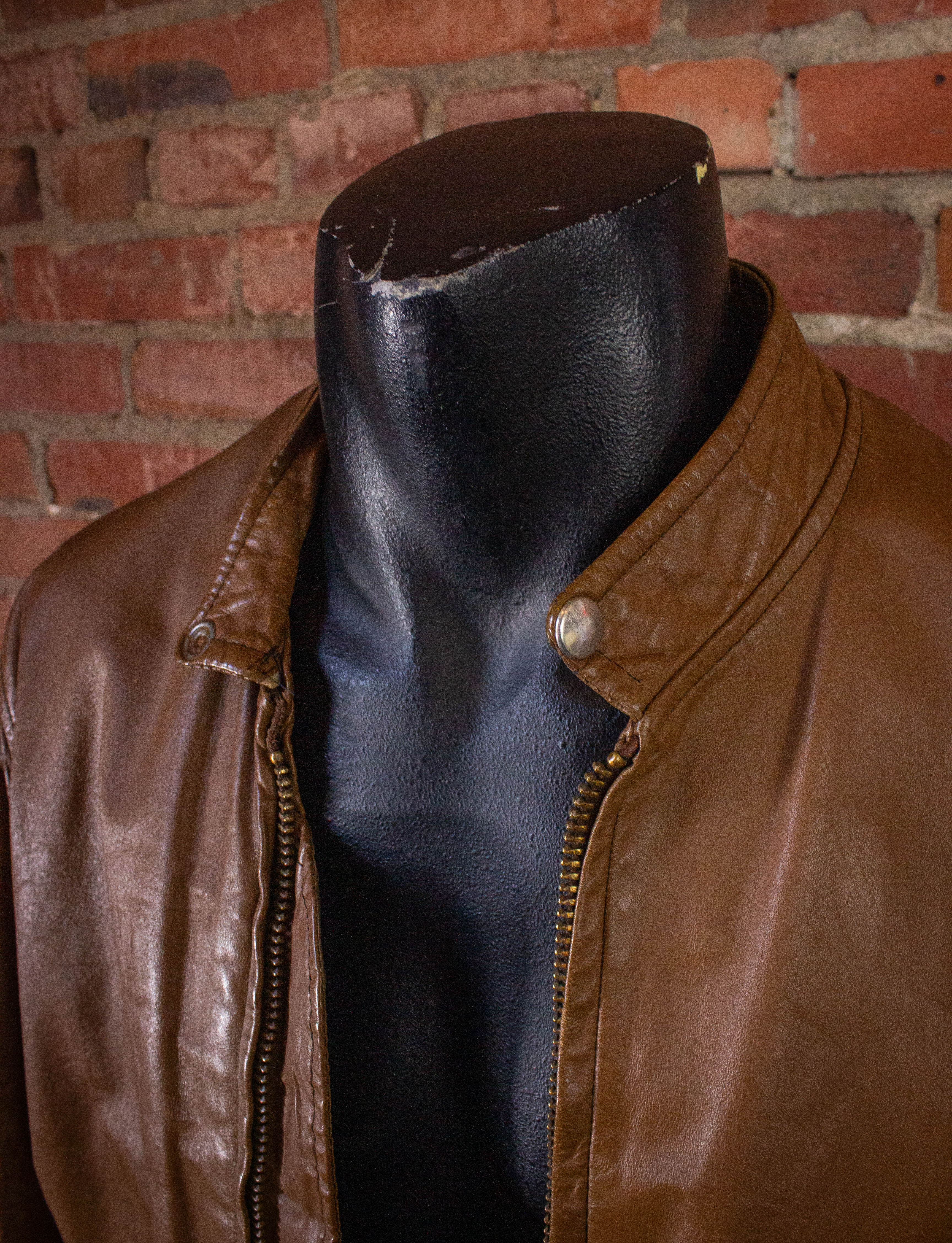 Leather Jacket light brown - Elena Luka