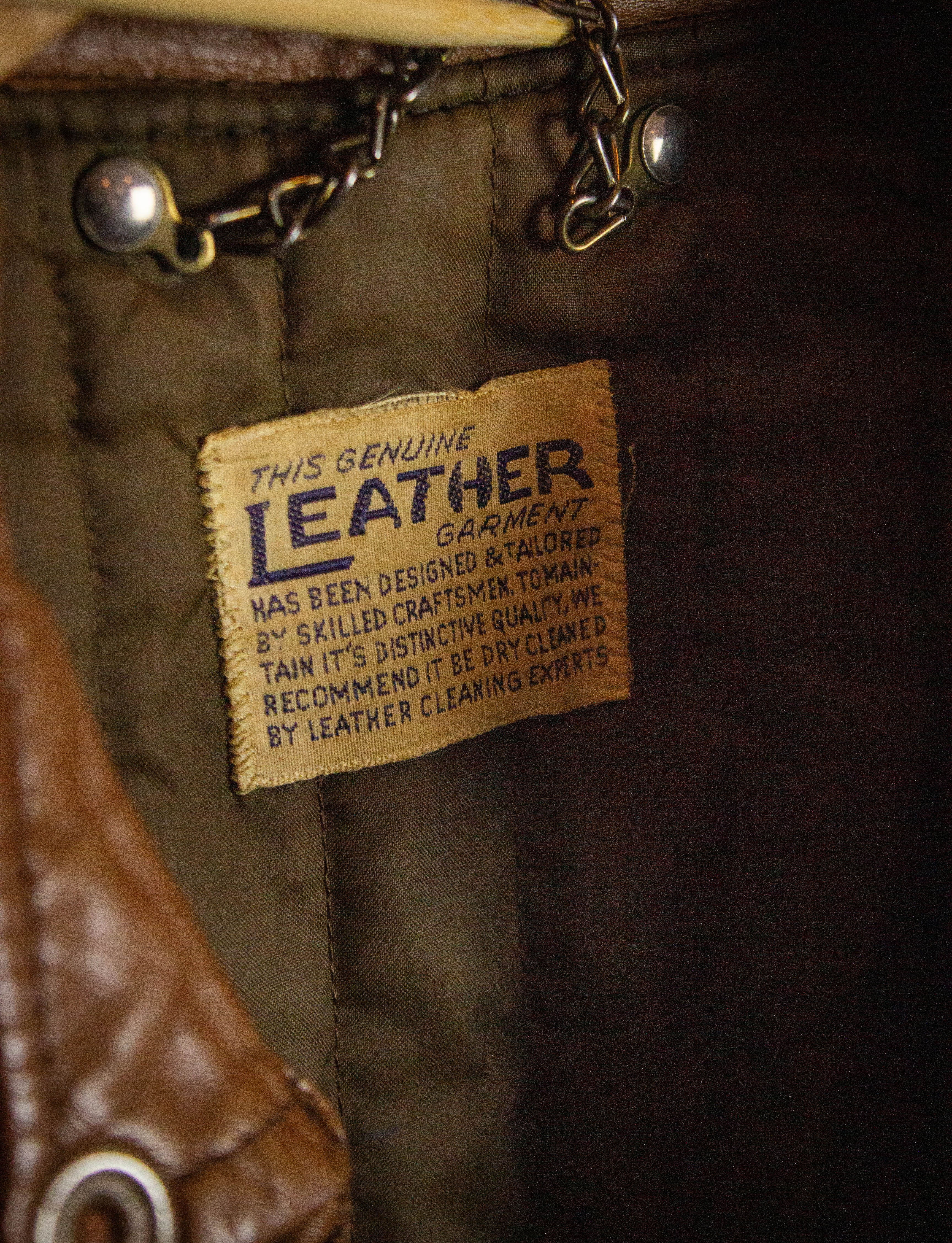 Vintage Light Brown Cafe Racer Leather Jacket 70s Large – Black ...