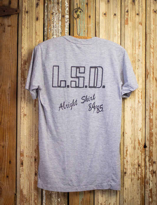 Vintage Light & Sound Design (LSD) Crew Concert T Shirt 70s Gray