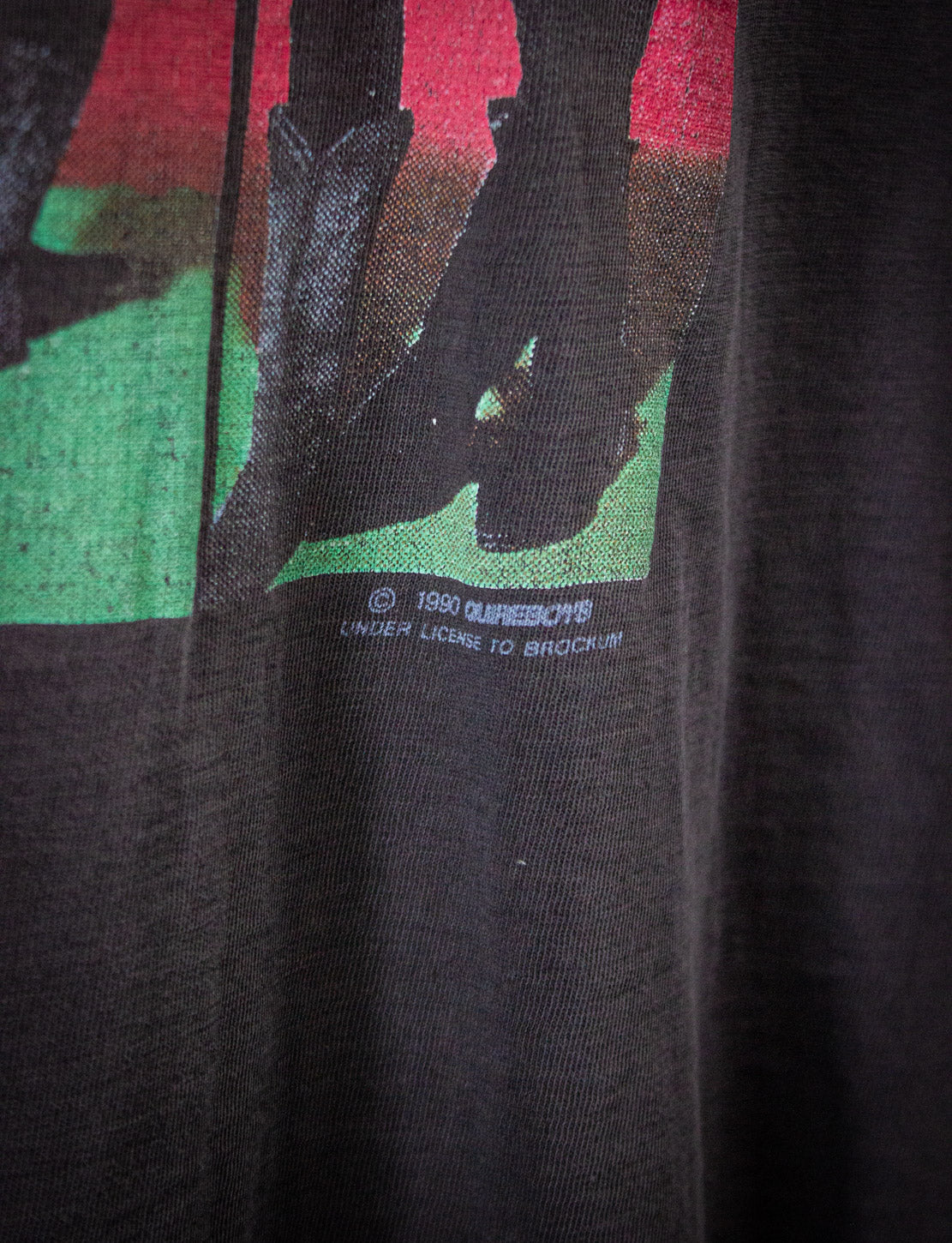 Vintage London Quireboys Tour Concert T Shirt 1990 Black Large