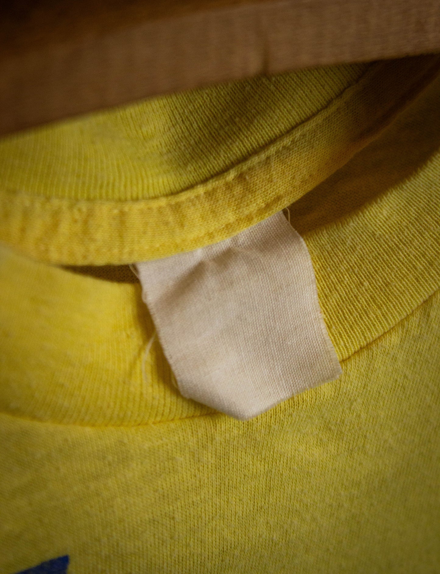 Vintage Lone Star State Graphic T Shirt 80s Yellow Medium 