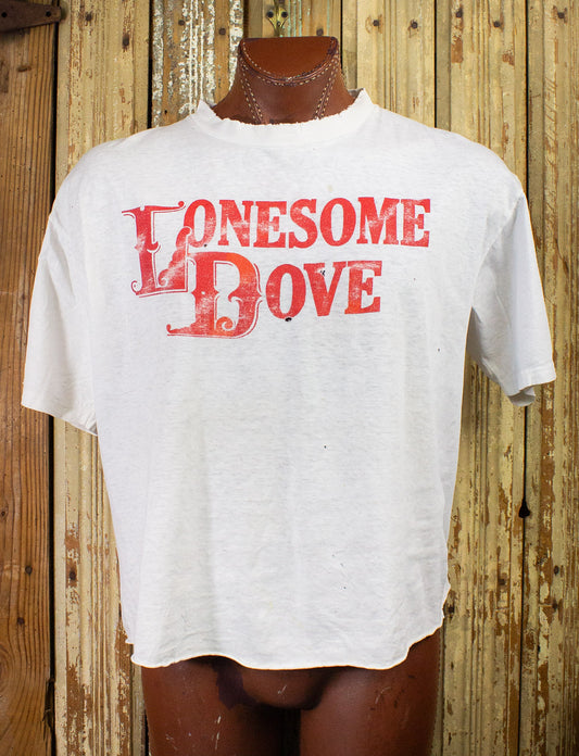 Vintage Lonesome Dove Graphic T Shirt 80s White XL