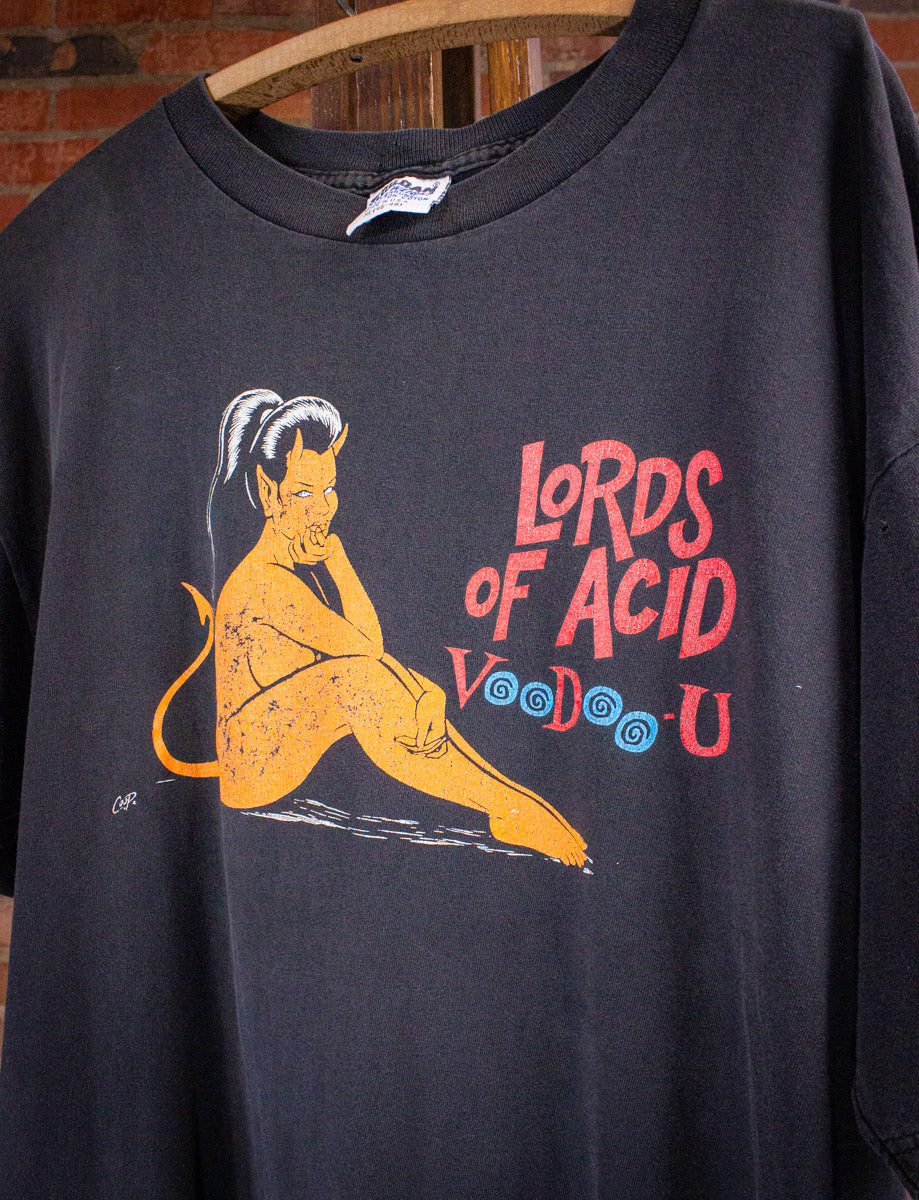 Vintage Lords of Acid Voodoo U Concert T Shirt 1995 Black XL