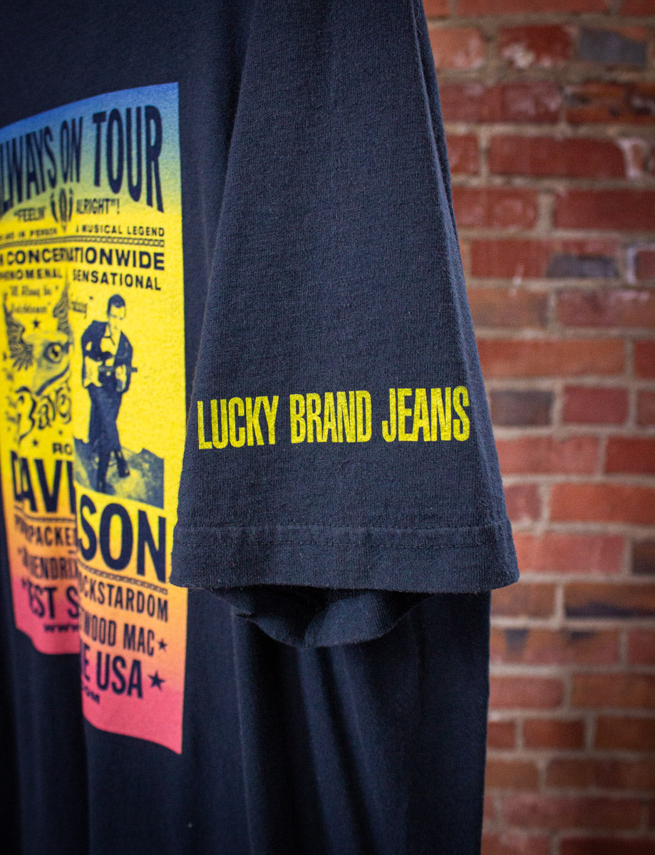 Lucky Brand Dave Mason T Shirt y2k Black XL