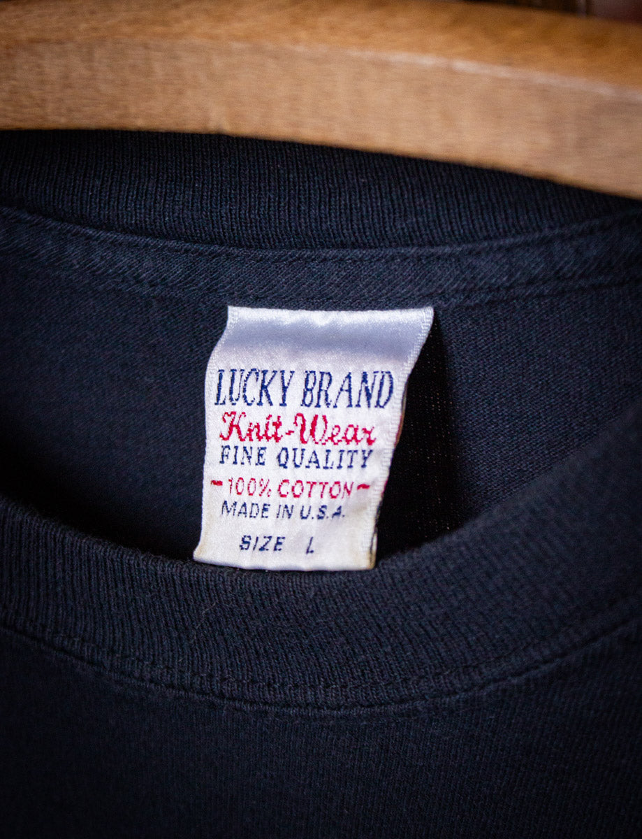 Lucky Brand Dave Mason T Shirt y2k Black XL
