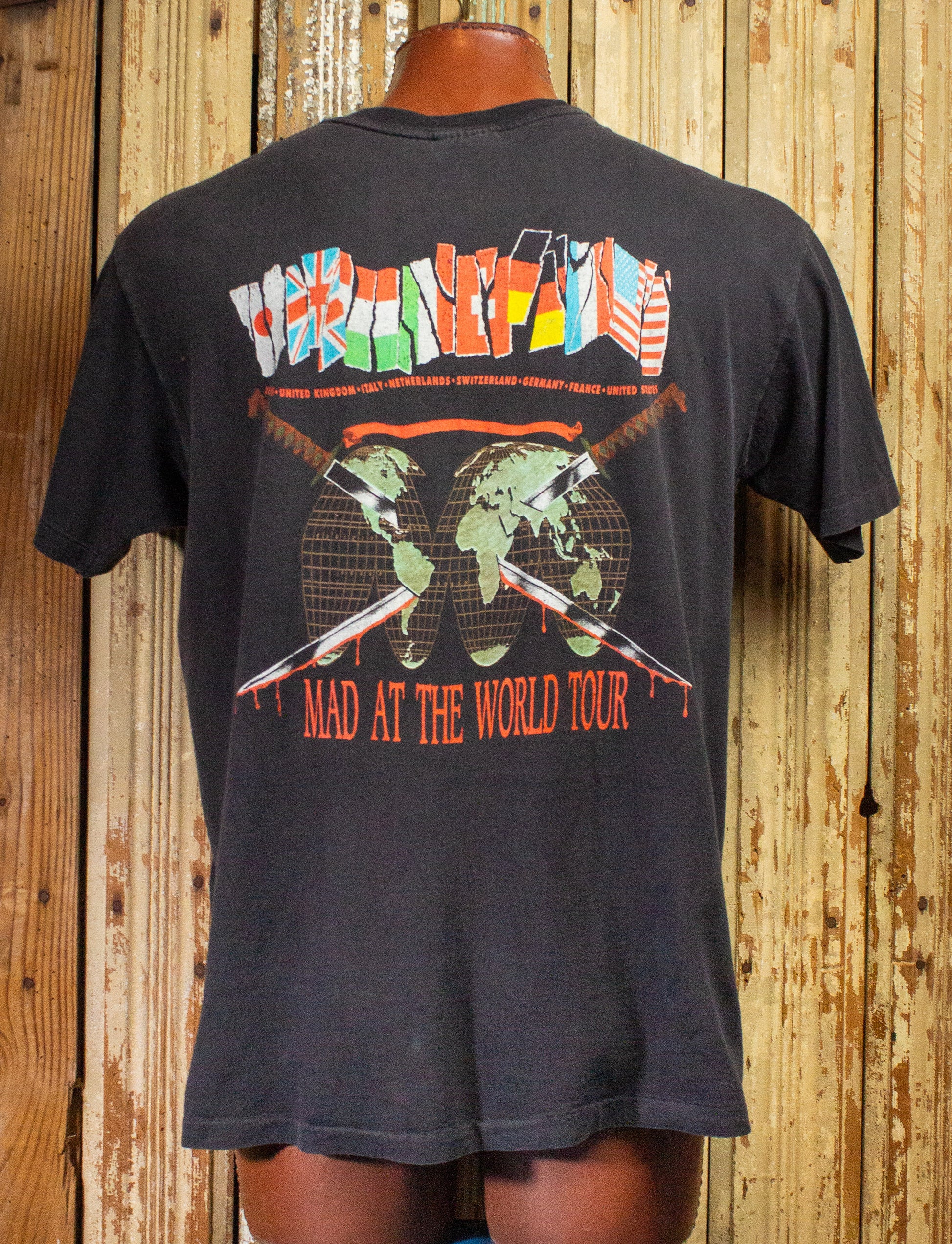 Vintage Lynch Mob Mad At The World Tour Concert T Shirt 1990 XL