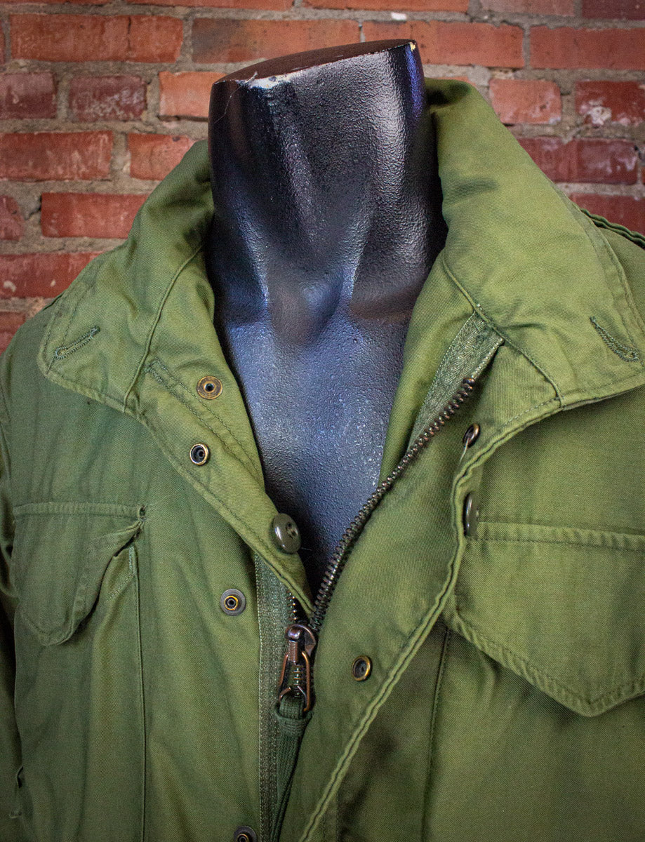 Vintage US M-65 Military Field Jacket 1971 Medium – Black Shag Vintage