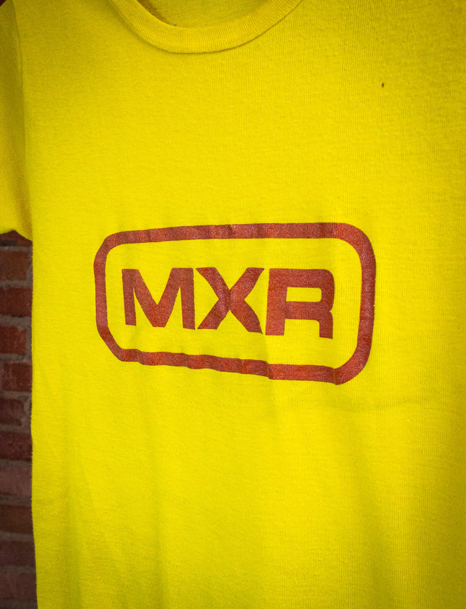 Vintage MXR Graphic T Shirt 70s Yellow XS