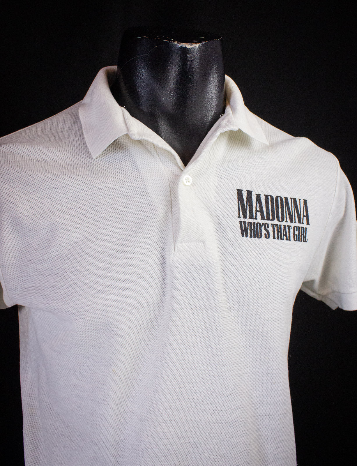 Vintage Madonna Who's That Girl World Tour Concert T Shirt 1987 White Medium