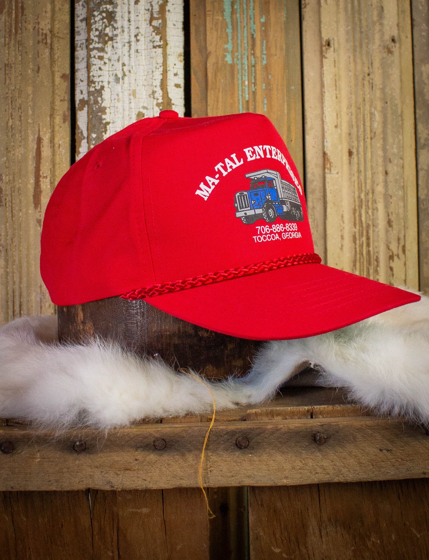 Vintage Mal-Tal Enterprises Trucker Hat Red